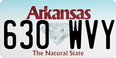 AR license plate 630WVY