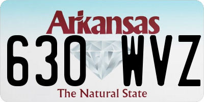 AR license plate 630WVZ