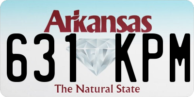 AR license plate 631KPM