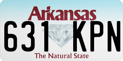 AR license plate 631KPN