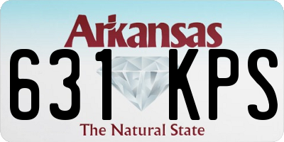 AR license plate 631KPS