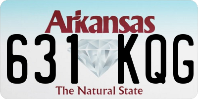 AR license plate 631KQG