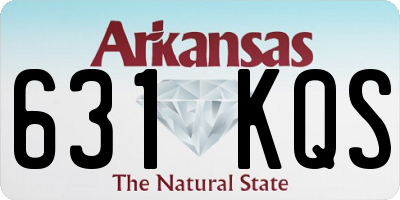 AR license plate 631KQS