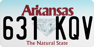 AR license plate 631KQV