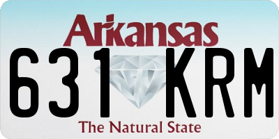 AR license plate 631KRM