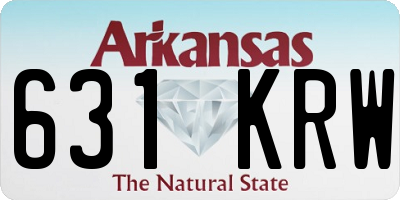 AR license plate 631KRW