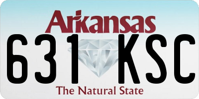 AR license plate 631KSC