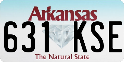 AR license plate 631KSE