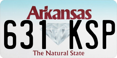 AR license plate 631KSP