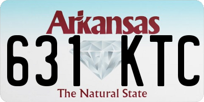 AR license plate 631KTC