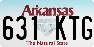 AR license plate 631KTG