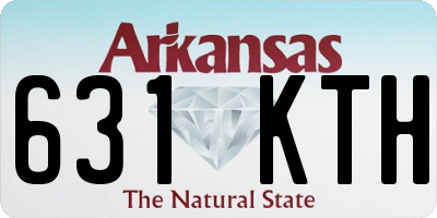 AR license plate 631KTH