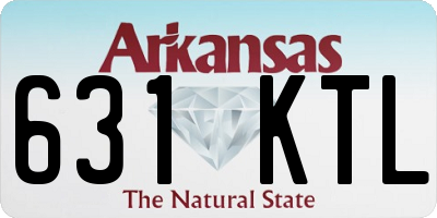 AR license plate 631KTL