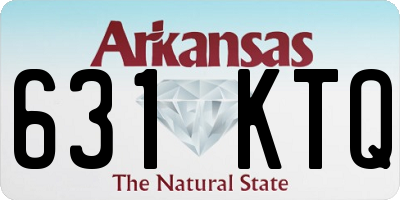 AR license plate 631KTQ
