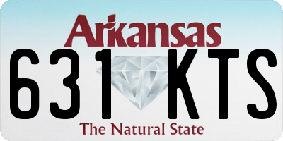 AR license plate 631KTS
