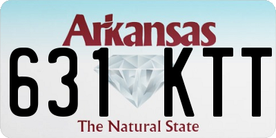 AR license plate 631KTT