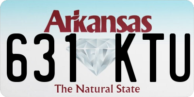 AR license plate 631KTU