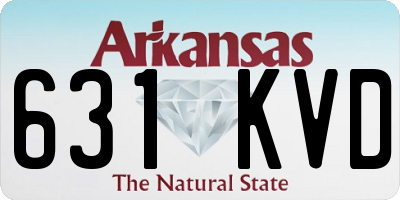 AR license plate 631KVD