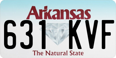 AR license plate 631KVF