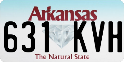 AR license plate 631KVH