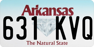AR license plate 631KVQ