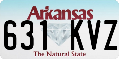 AR license plate 631KVZ