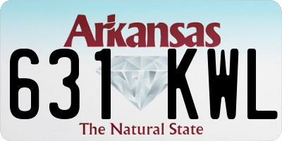 AR license plate 631KWL