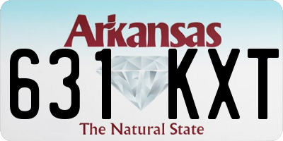 AR license plate 631KXT