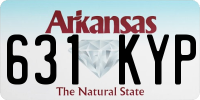 AR license plate 631KYP