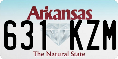 AR license plate 631KZM
