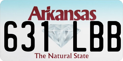 AR license plate 631LBB