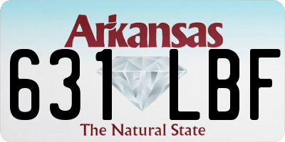 AR license plate 631LBF