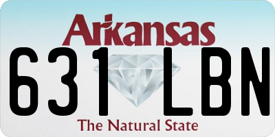 AR license plate 631LBN