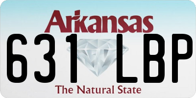 AR license plate 631LBP