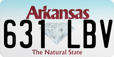 AR license plate 631LBV