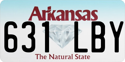 AR license plate 631LBY