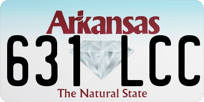 AR license plate 631LCC