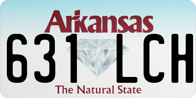 AR license plate 631LCH