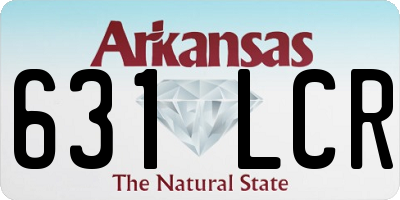 AR license plate 631LCR
