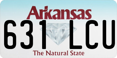 AR license plate 631LCU