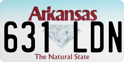 AR license plate 631LDN