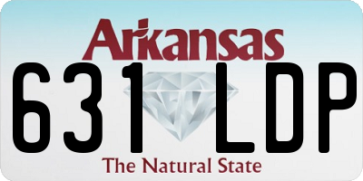 AR license plate 631LDP
