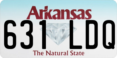 AR license plate 631LDQ