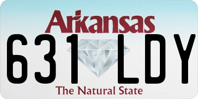 AR license plate 631LDY
