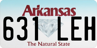 AR license plate 631LEH