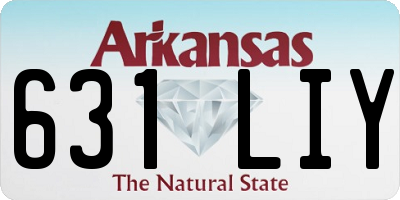 AR license plate 631LIY