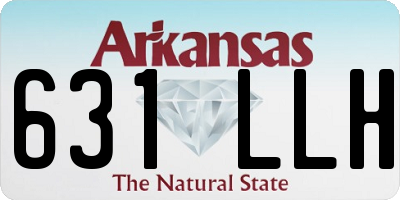 AR license plate 631LLH