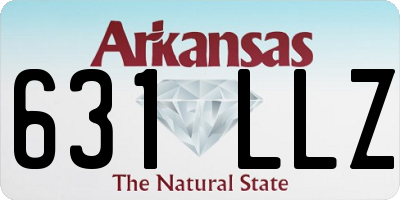 AR license plate 631LLZ
