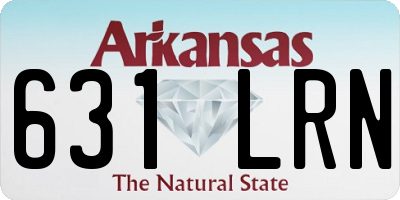 AR license plate 631LRN