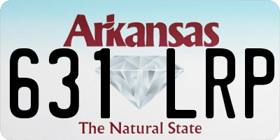 AR license plate 631LRP